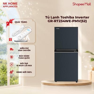 [Shopee - Lắp đặt 0Đ HN HCM] Tủ Lạnh Toshiba Inverter 180 Lít GR-RT234WE-PMV(52) - Bảo Hành 24 Tháng