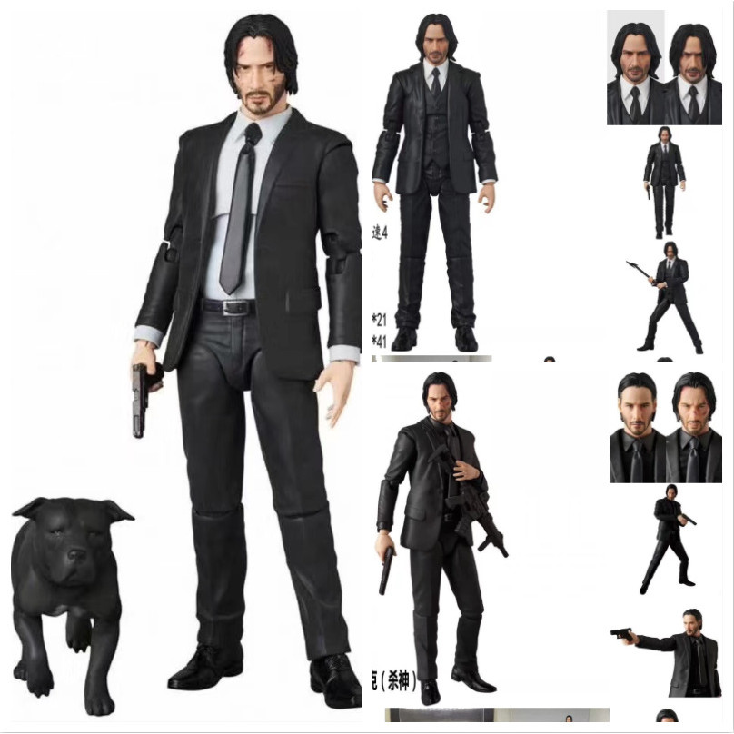 Premium-MAFEX No.085 John Wick (John Wick: Chương 2) Phát hành lại hình hành động 6 Inch