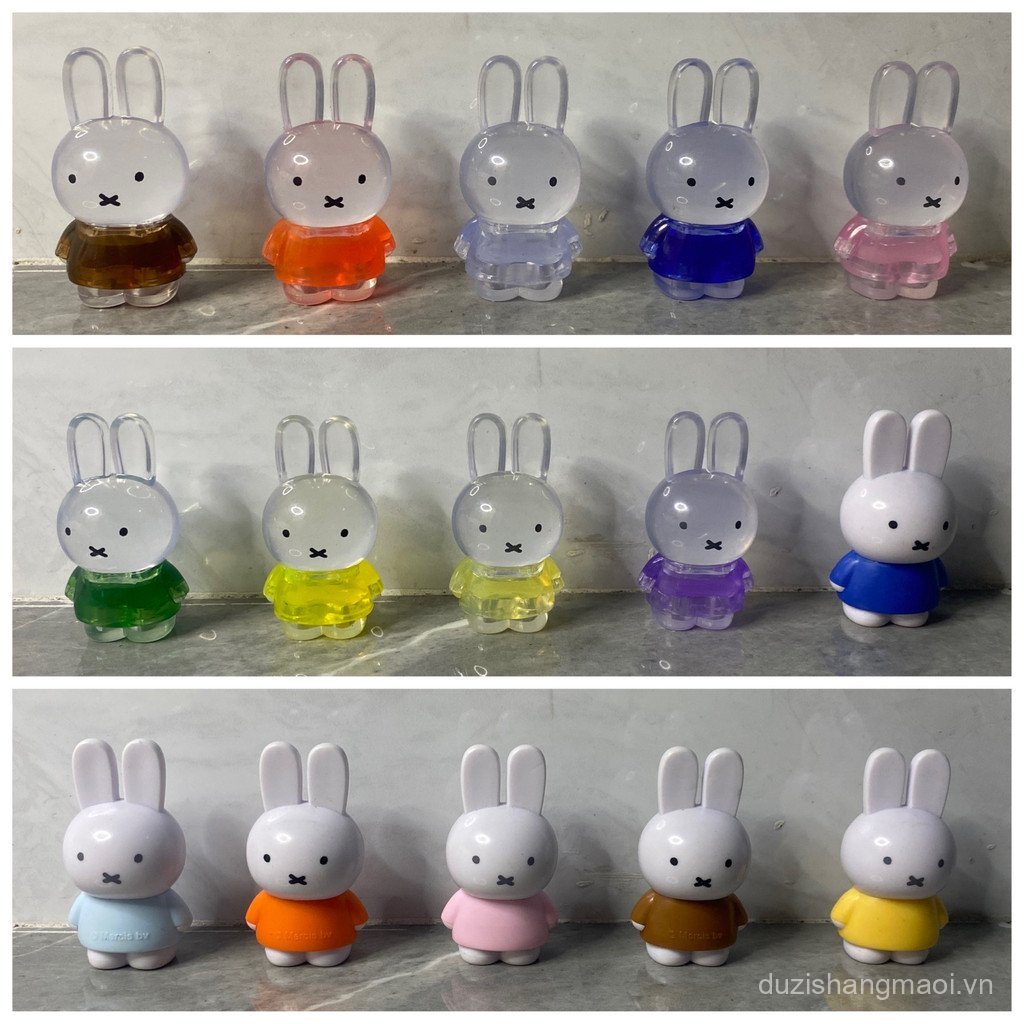 Bán chạy Nhật Bản Đơn Số Lượng Lớn Hàng MIFFY MIFFY Thỏ MIFFY Trong Suốt Giới Hạn Rắn Mini Thỏ Búp B