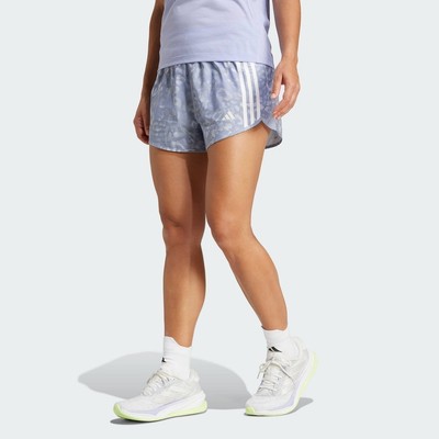 adidas Running Own the Run CLIMACOOL 3-Stripes Shorts Women Grey JD7759