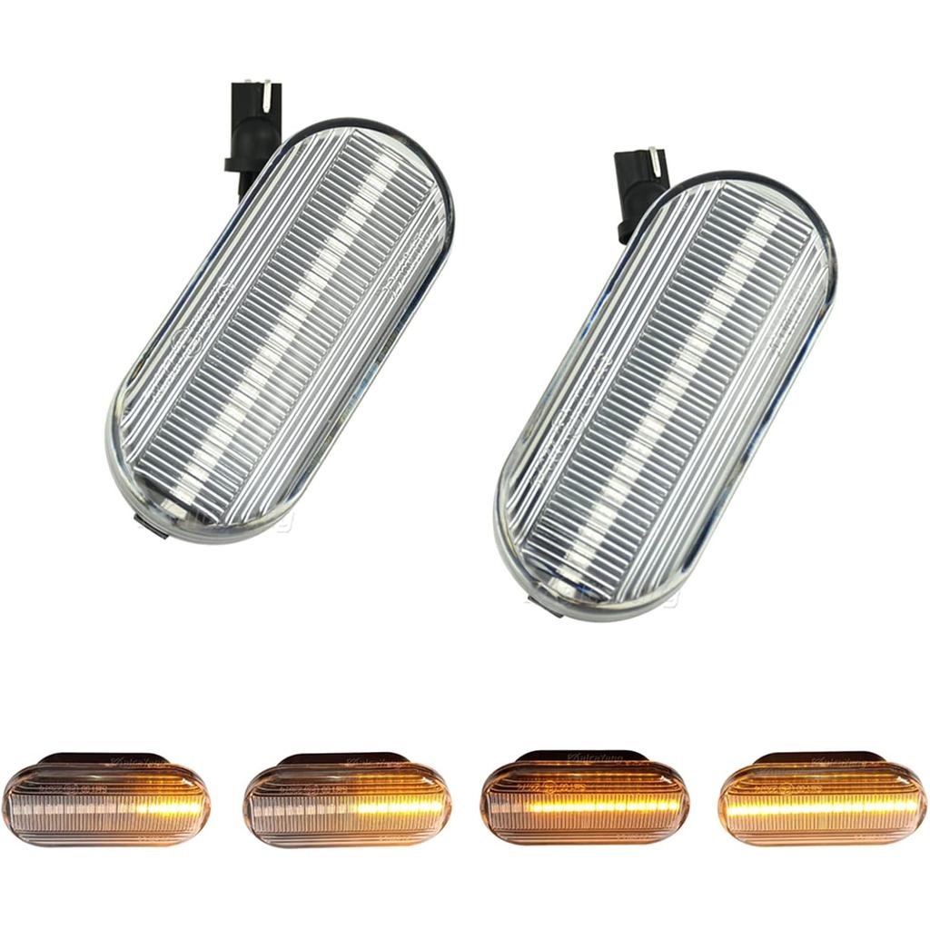 2x Đèn báo rẽ bên LED Tương thích với VW Golf 4 3 MK4 MK3 Polo Passat 3BG Sharan Bora Lupo Vento cho