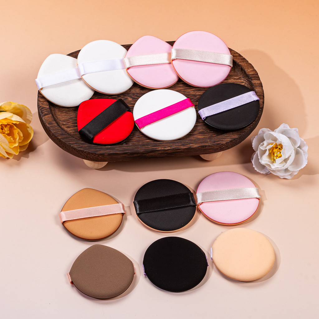 Nhà máy Cung cấp trực tiếp Air Cushion Puff Non-Latex Wet Dry BB Cream CC Liquid Foundation Round Sp