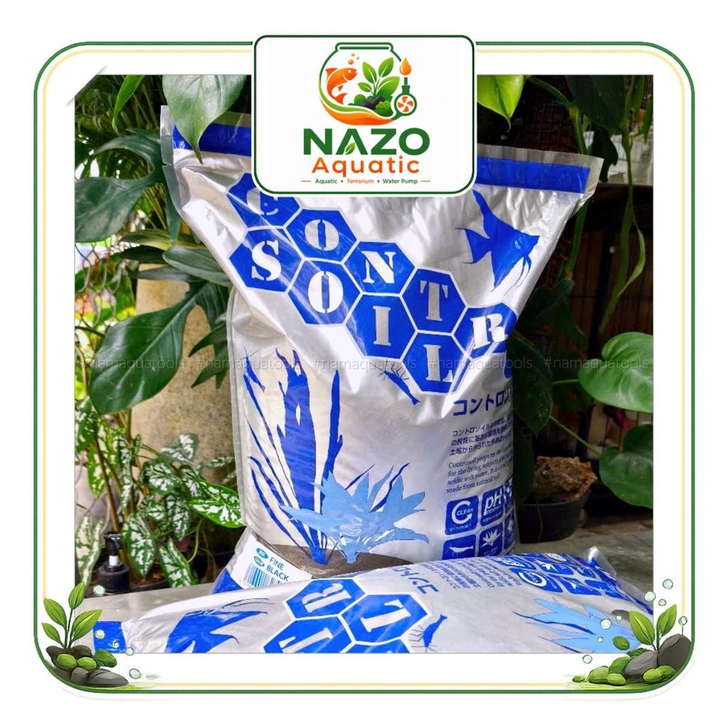 Phân nền Control Soil Nhật Bản chính hãng bao 10 lít – Dinh dưỡng tối ưu cho hồ thủy sinh NAZO Aquat