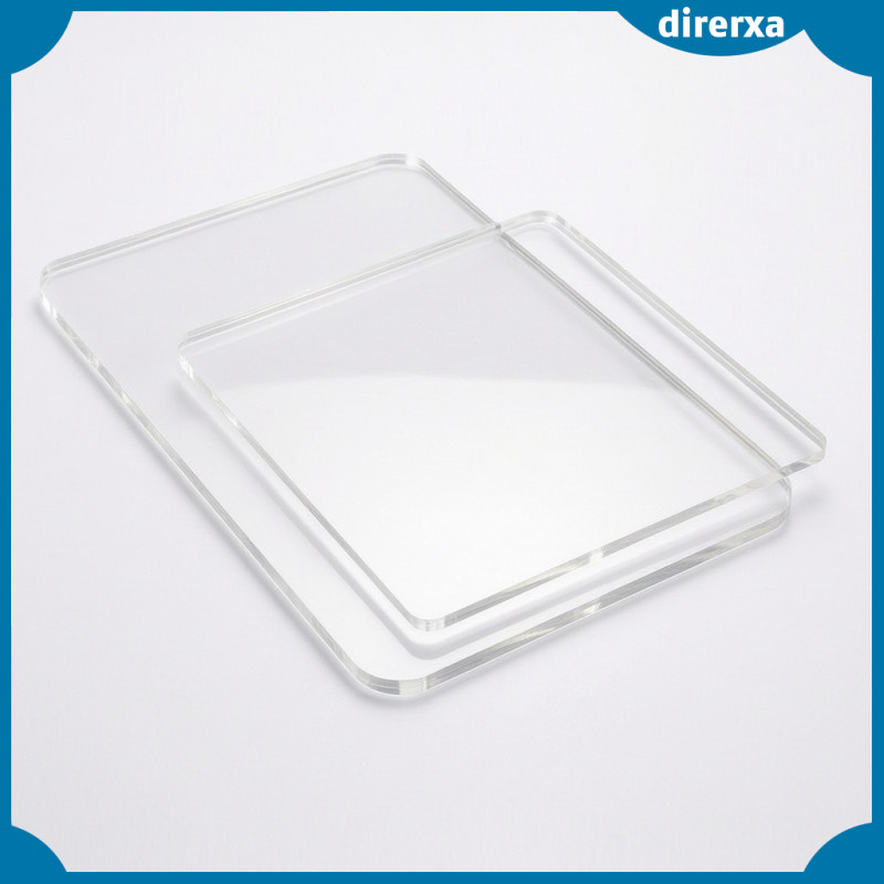 Đế dụng cụ đất sét Acrylic trong suốt DIY Tấm cán đất sét dày 10cm x 10cm x 4mm