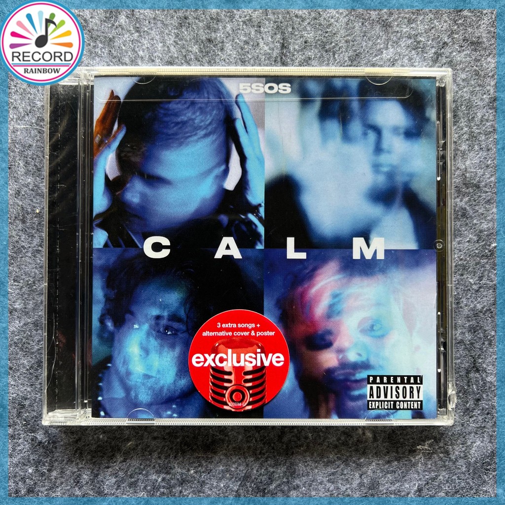 5 Seconds of Summer CALM +3 Extra Songs Alternative Cover & Poster Original CD Brand New Album [Seal
