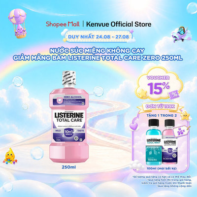 Nước Súc Miệng Listerine Total Care Zero 250ml