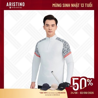 Áo Half zip Nam Aristino Golf AHZG17BZ