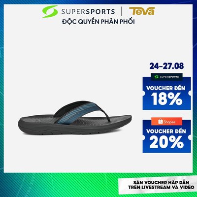 Dép Xỏ Ngón Nam Teva Hurricane - Đen - 1169492-AHVL