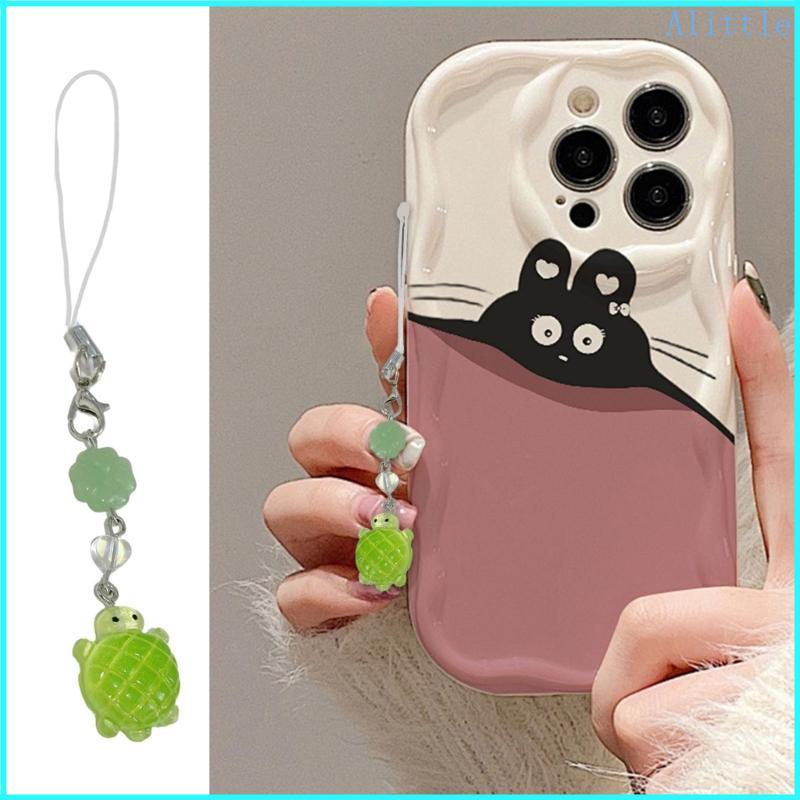 Alia Vintage Inspire Nhựa Mềm Rùa Móc Khóa Phụ Kiện Điện Thoại Di Động