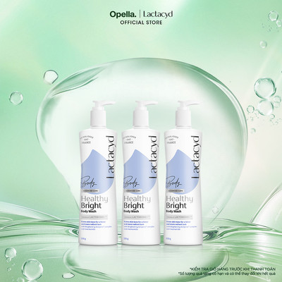 Bộ 3 Sữa tắm Lactacyd Healthy Bright làm đều màu da, mang lại làn da sáng khỏe, rạng rỡ và tự tin