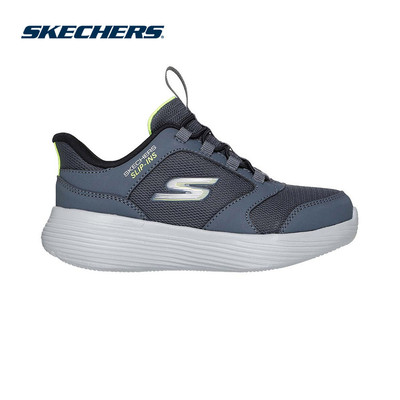 Giày Thể Thao Bé Trai Skechers Slip-ins GOrun 400 V2 Turbo-Brisk - 403899L-CCBK Air-Cooled Memory Foam
