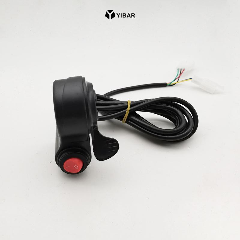 Vôn kế kỹ thuật số YIBAR Phạm vi rộng 12V đến 84V dành cho EBike và xe tay ga với giá đỡ 22mm và màn