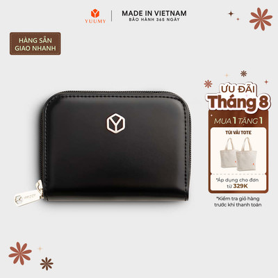 Ví Yuumy (Thời trang nữ dáng cầm tay nhỏ gọn - Ví da Smooth YV120)