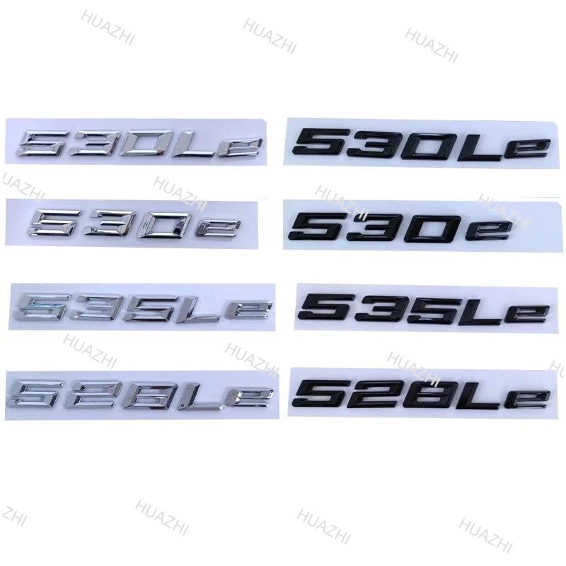 ABS Xe Bên Decal Phía Sau Thân Xe Huy Hiệu Miếng Dán Biểu Tượng Cho Xe BMW 530e 530Le 535Le 528Le Ch