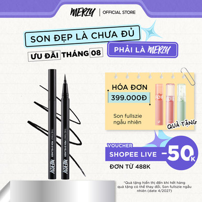 Bút kẻ mắt nước Merzy Perfect Fixing Pen Eyeliner 0,5g