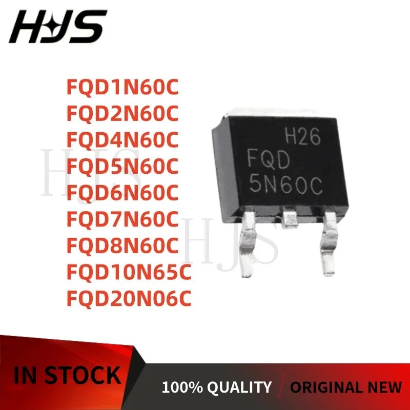5 FQD1N60C FQD4N60C FQD2N60C FQD5N60C FQD6N60C FQD7N60C FQD8N60C FQD10N65C FQD20N06C TO-252 MOS ống