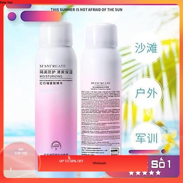 Xịt chống nắng ❤️FREESHIP❤️ Xịt chống nắng Maycreate, xịt chống nắng body hiệu quả - Kem chống nắng 