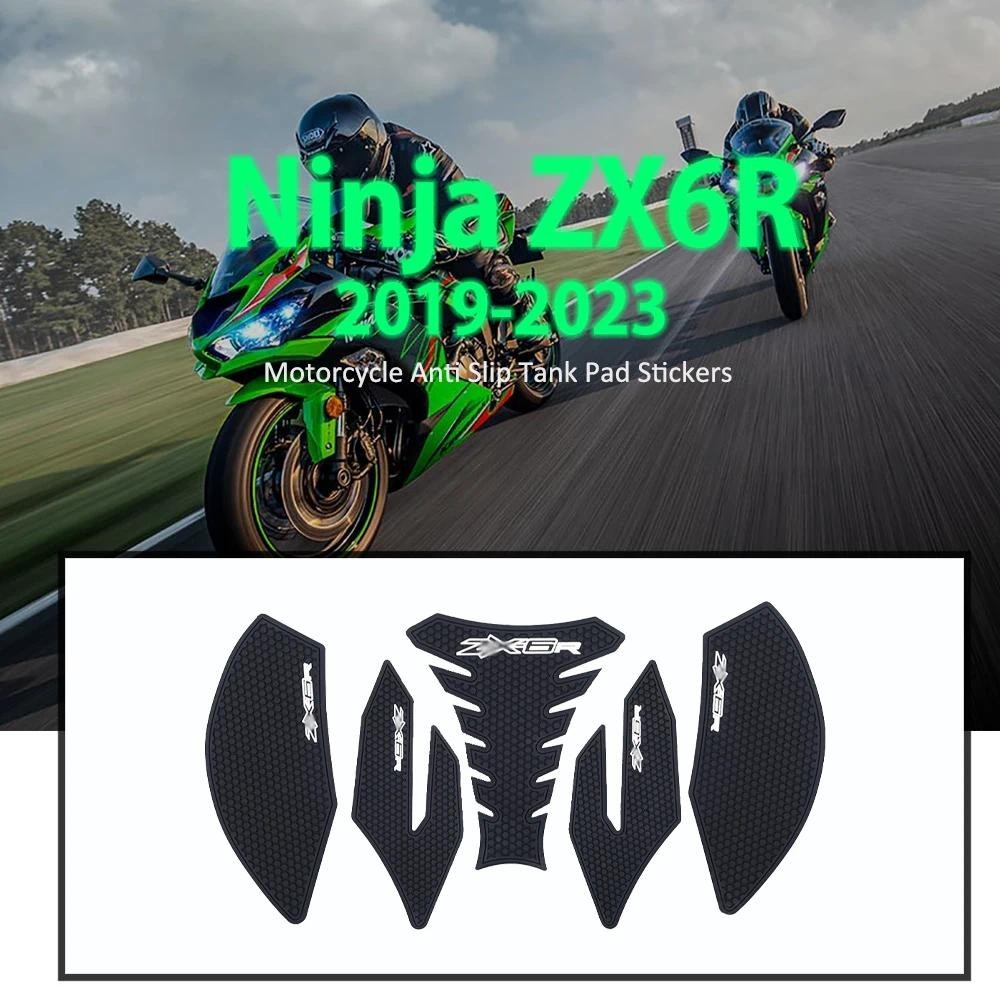 Dành Cho Ninja ZX6R ZX 6R 2019-2023 Đề Can Bên Xe Máy Chống Trượt Xe Tăng Miếng Dán ZX6R Phụ Kiện