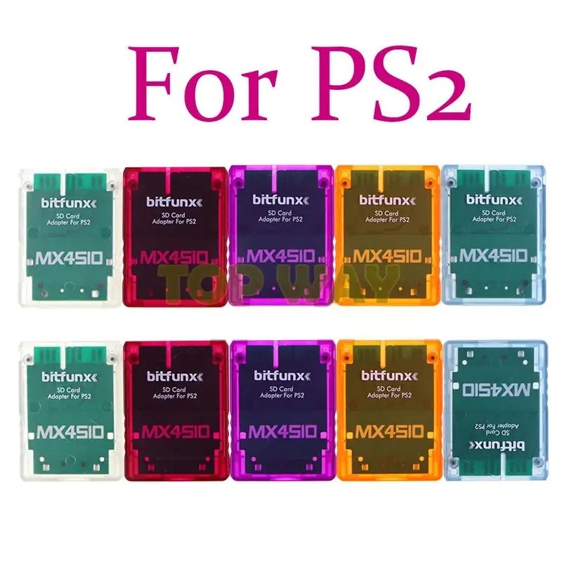 1 Chiếc Cho Playstation 2 PS2 Bộ Điều Khiển MX4SIO SIO2SD Thẻ SD & Bộ Chuyển Đổi Đầu Đọc Thẻ TF Cho 