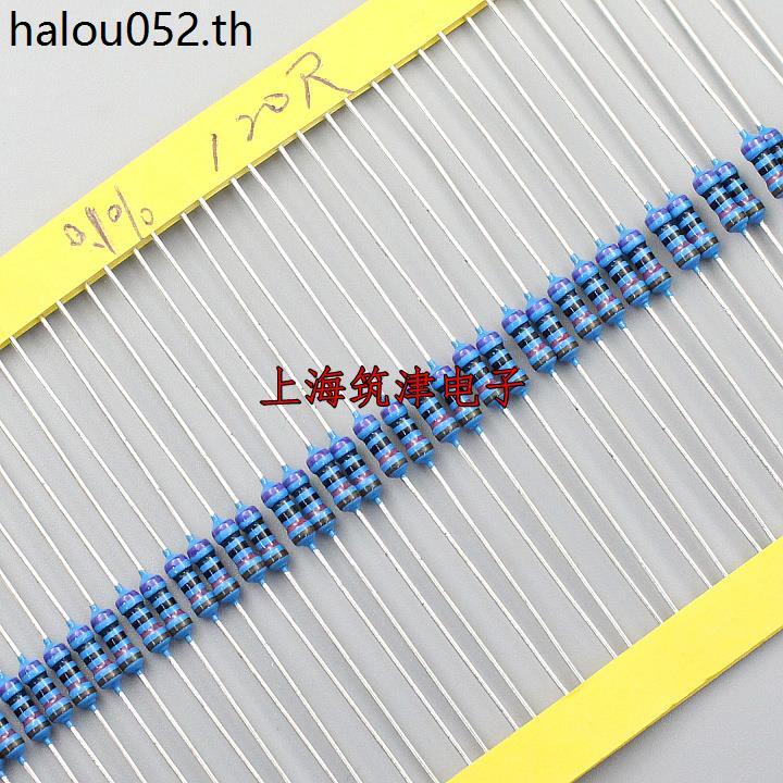 Điện trở có độ chính xác cao 1 / 4W 0.25W 120R 120 Om Độ chính xác 0,1% Một nghìn% (50 Miếng)