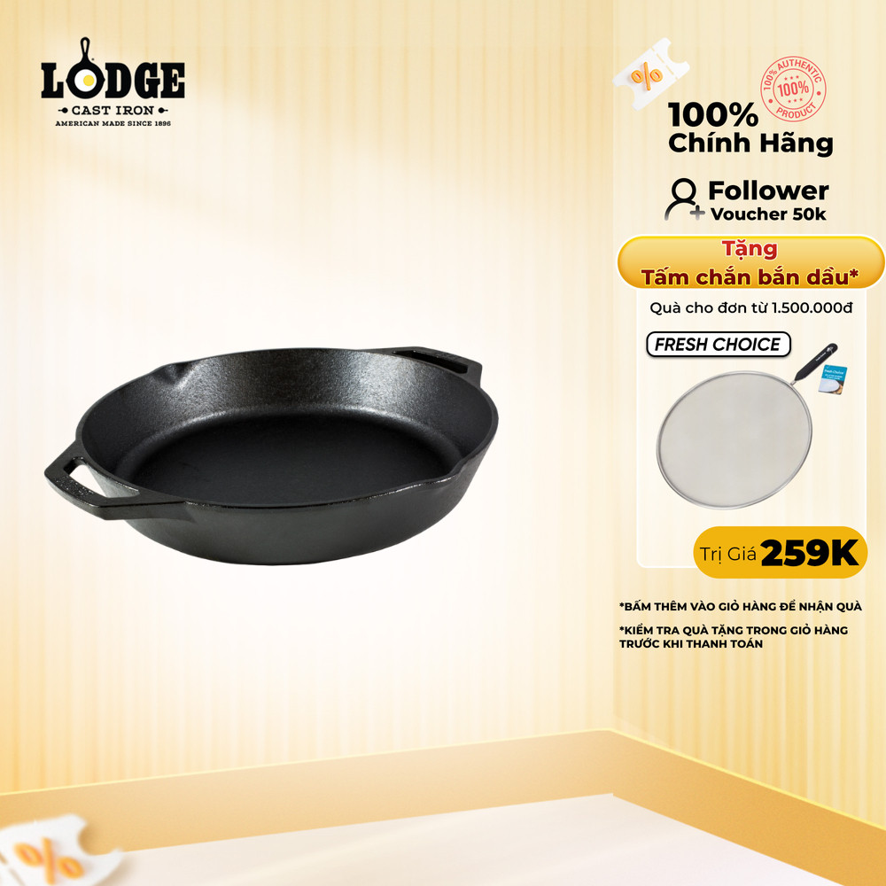 Lodge - Chảo gang tròn - 30.48cm