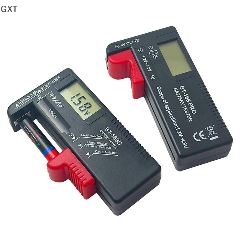 Fu BT-168D Pin Tester phổ kỹ thuật số LCD Tester AA AAA CD 9V 1.5V nút di động điện áp pin điện áp T