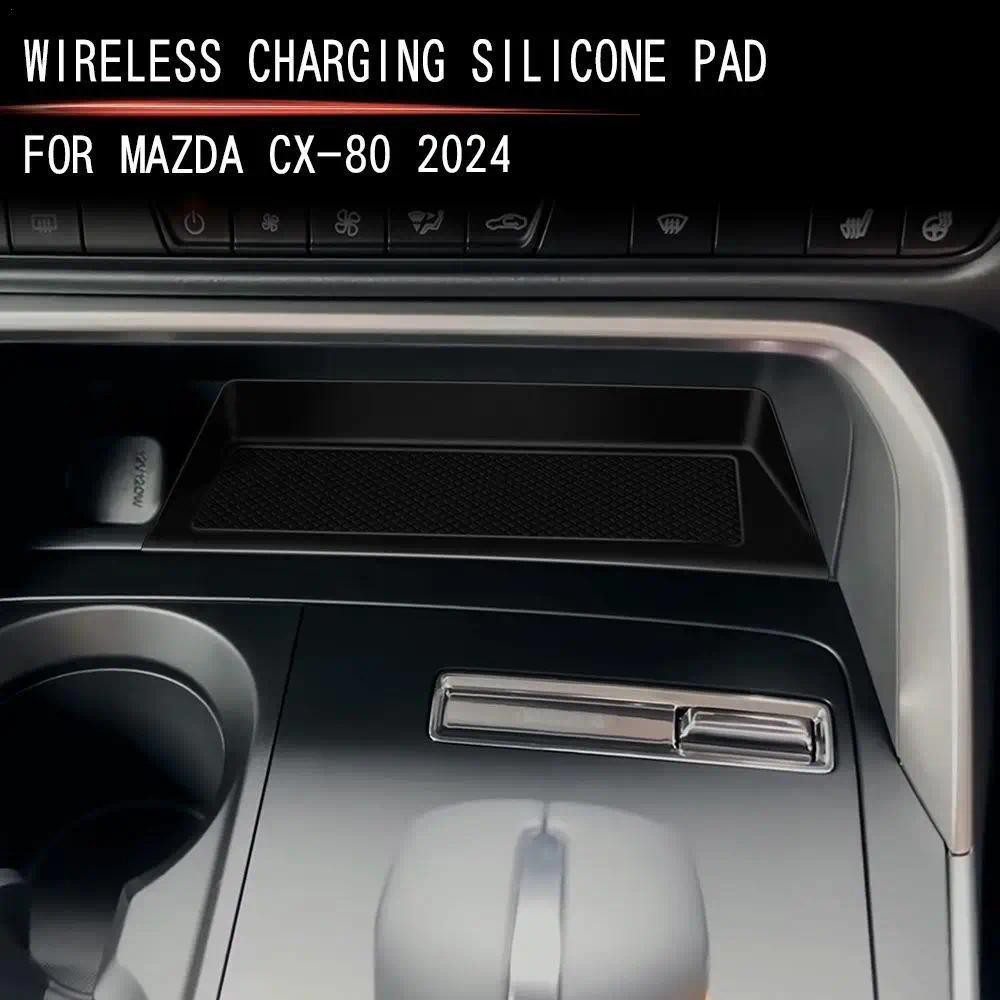 Dành Cho Xe Mazda CX80 Miếng Lót Silicon Cho Xe Mazda CX-60 / cx80 Sạc Không Dây Miếng Lót Silicon P