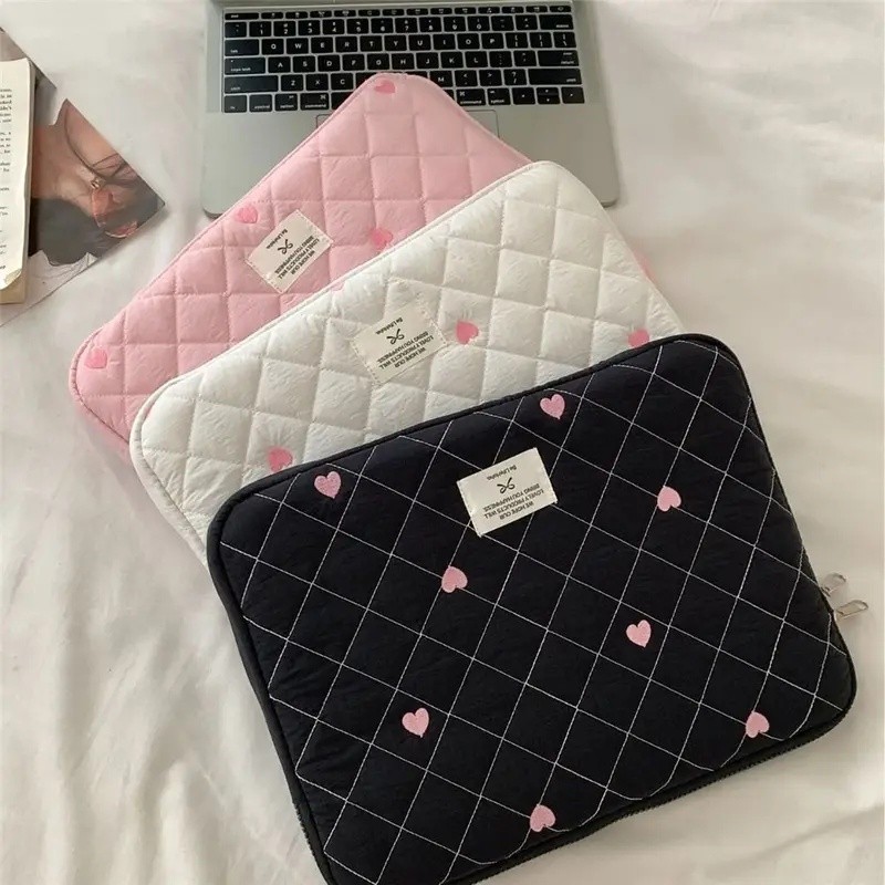 KkkNew Dễ Thương Laptop Tay Carring Case Đồ Họa Tình Yêu 10 11 13,6 14 15 15.6 Inch Túi Laptop Máy T