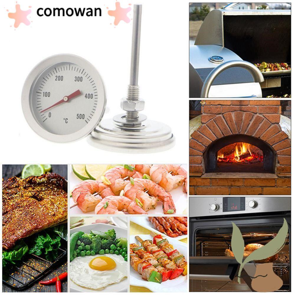 Nhiệt kế BBQ COMOWAN Grill 0-500°C Đồng hồ đo nhiệt độ