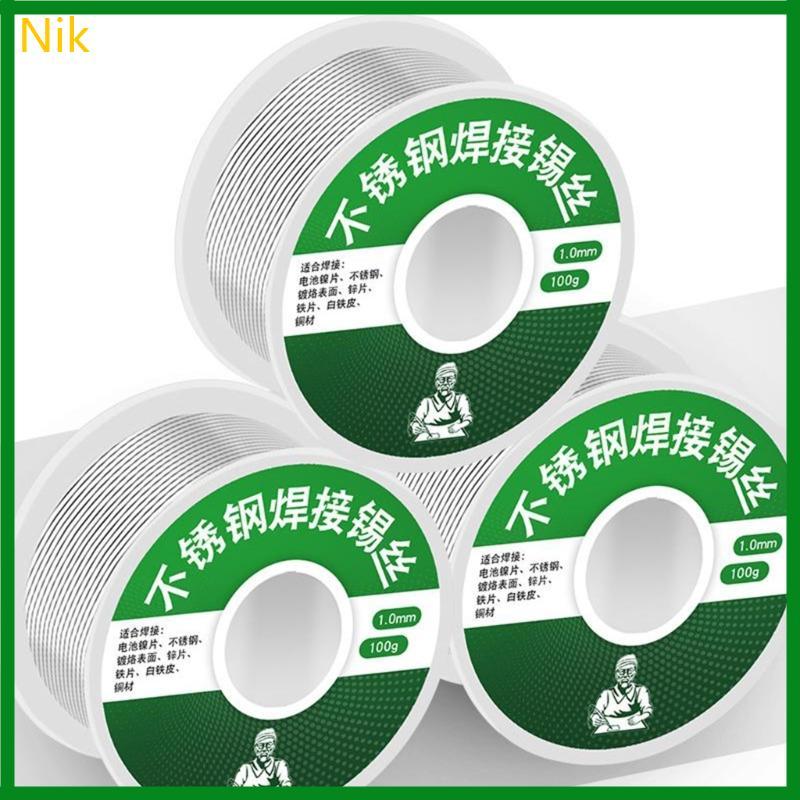 Nik Lighter Hàn Dây Thiếc Tan Tan Lõi Nhựa Hàn FLUX 2 0%