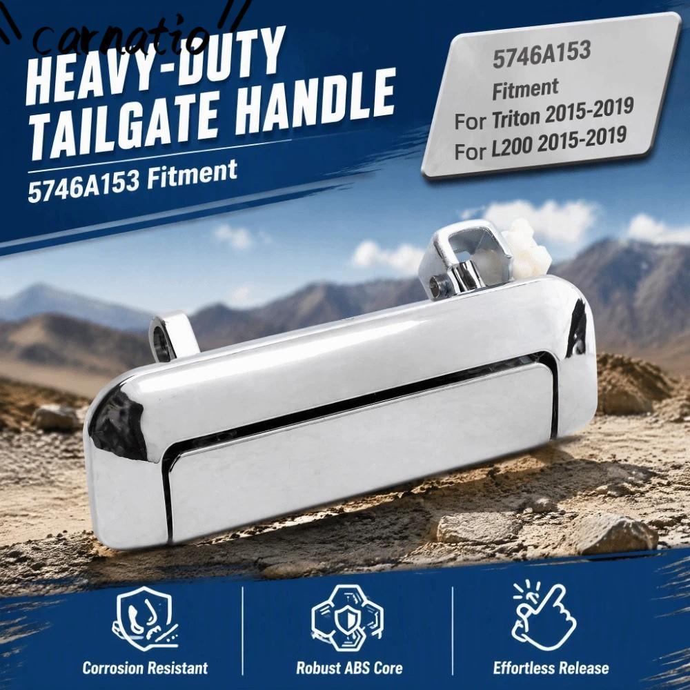Tay cầm ngoại thất CARNATIO Liftgate, Tay nắm cửa sau ABS màu bạc, Tay nắm cổng ngoài phía sau 5746A