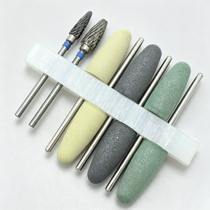 8 Cái / bộ Nha Khoa Nhựa Đánh Bóng Burs Kit Máy Khoan Máy Đánh Bóng Quay Nha Khoa Dụng Cụ Phòng Thí Nghiệm Nha Khoa