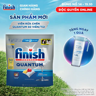 [MỚI] Viên Rửa Chén Bát Finish Powerball Quantum 50 viên