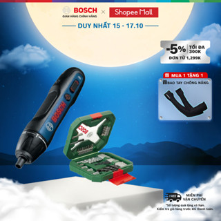 Máy vặn vít pin Bosch Go 3 (SOLO) + Tặng kèm 1 Bộ mũi khoan và vặn vít X-Line 34 món