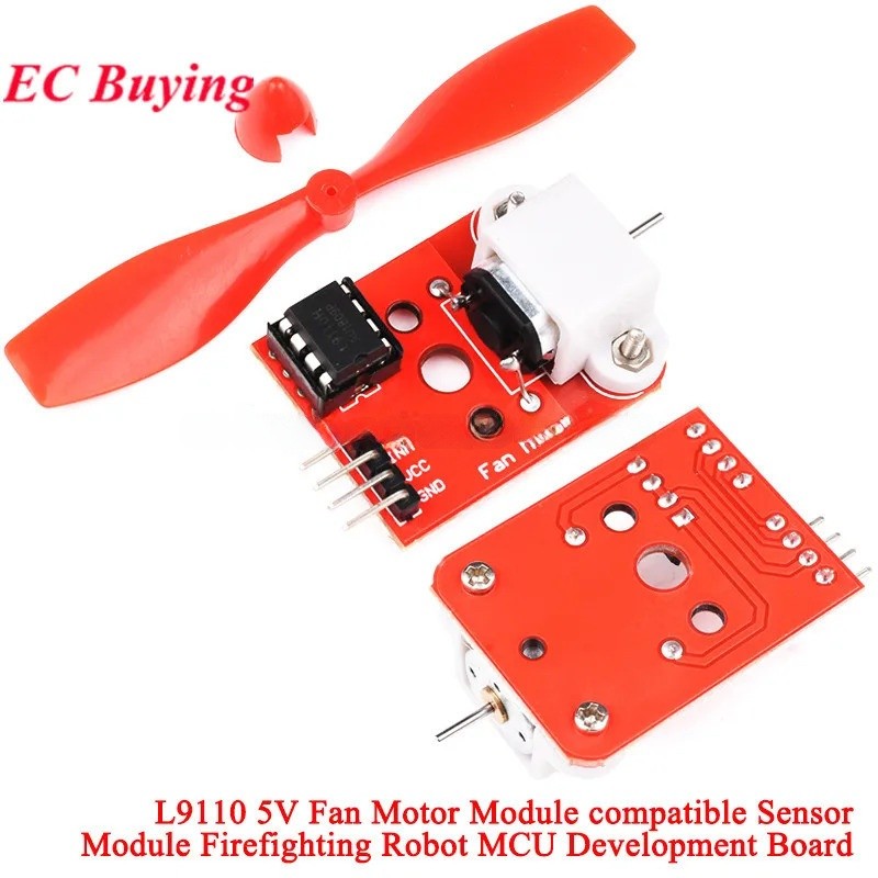5 Cái / 1 Cái L9110 L9110H 5V Mô-đun quạt truyền động cơ Quạt Cánh quạt Robot chữa cháy Bảng phát tr