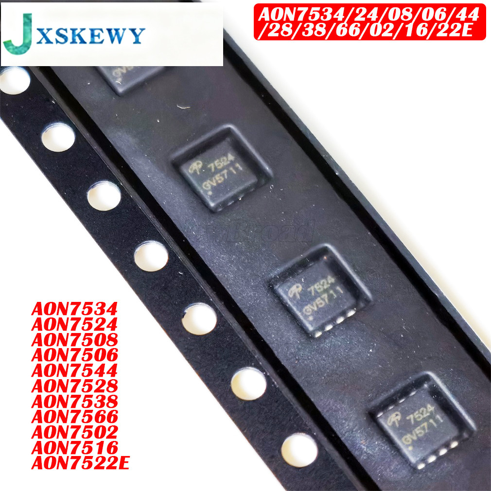 5 CHIẾC MOS FET AON7534 AON7524 AON7508 AON7506 AON7544 AON7528 AON7538 AON7566 AON7502 AON7516 AON7