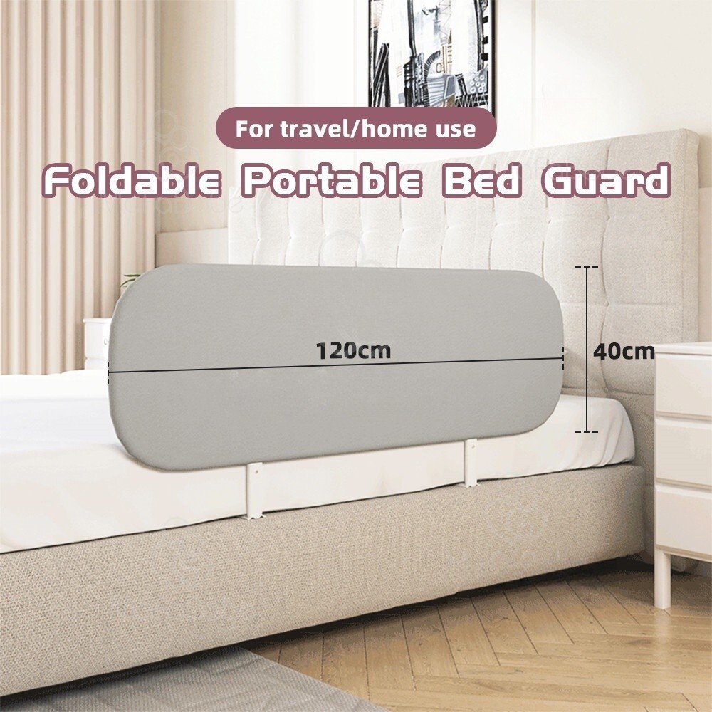 Foldable Portable Bed Rail Soft Foam Baby Bed Fence Home Use Antifall Guard Gate Babies Kids Safety 