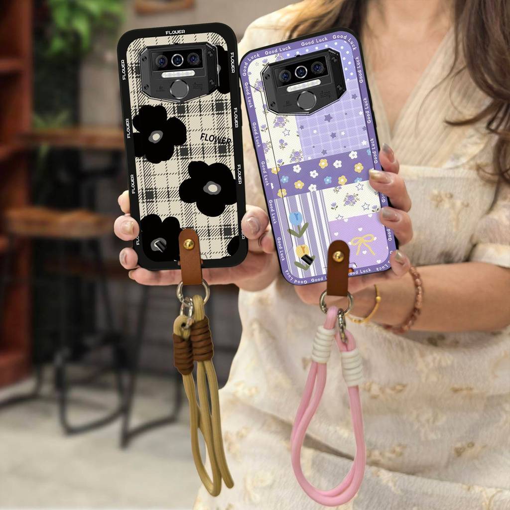 Bảo Vệ Thiết Kế Thời Trang Ốp Điện Thoại Cho Oukitel WP5 / WP5 Pro Dây Buộc Bọc Toàn Bộ Chống Bụi Bẩ