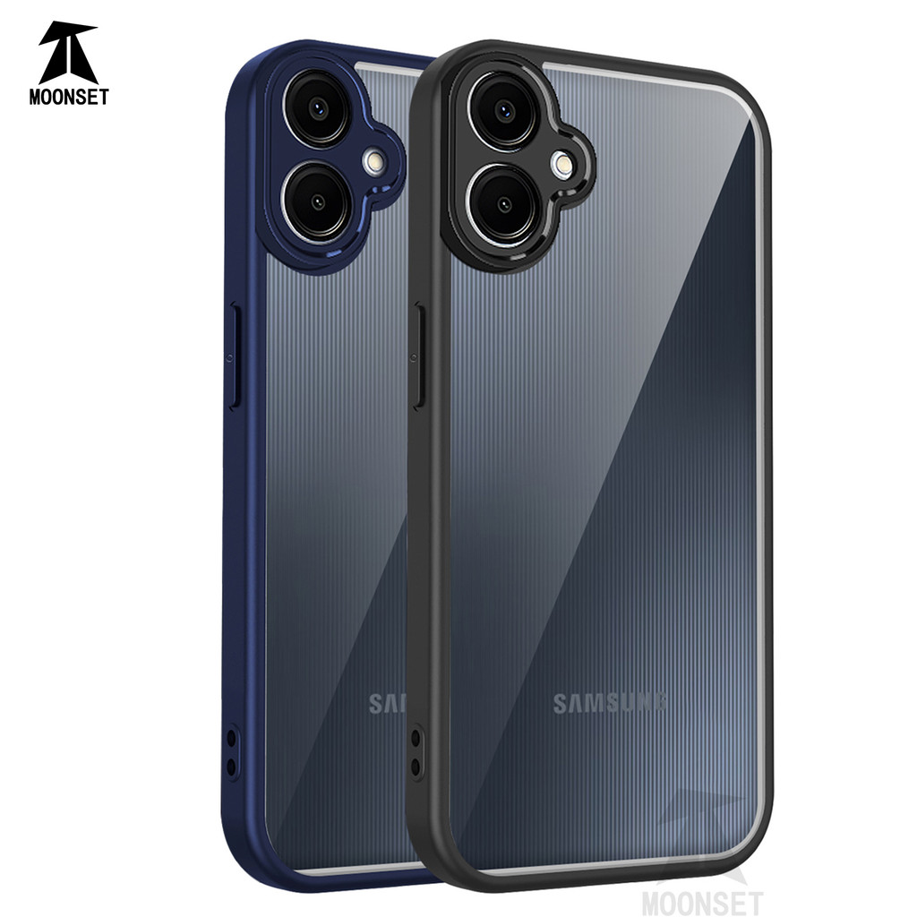 Dành Cho Samsung Galaxy M06 / F06 / M07 / F07 Ốp điện thoại Pha Lê Trong Suốt Cứng Cạnh Mềm Chống Số