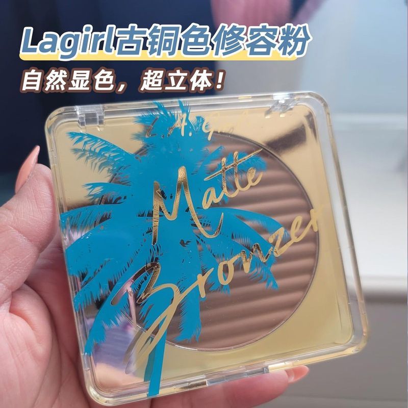 Mỹ Authentic Los Angeles Girl Lagirl Bronzer Matte Bronzer Bột Sửa Chữa Siêu Lớn Đĩa 15g6.30