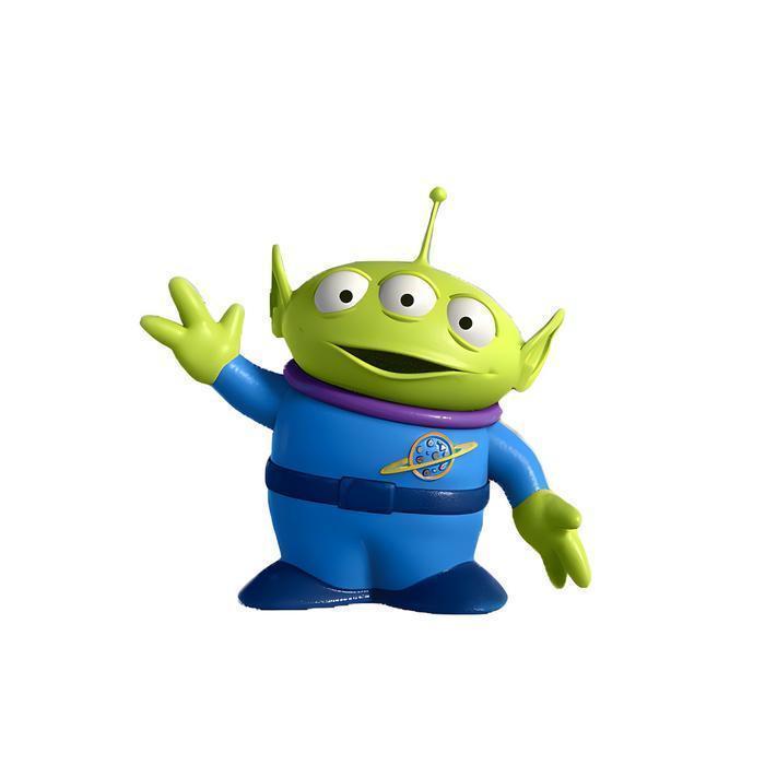 Toy Story: High-Quality 5cm Acrylic Keychain - Double-Sided Print - Alien