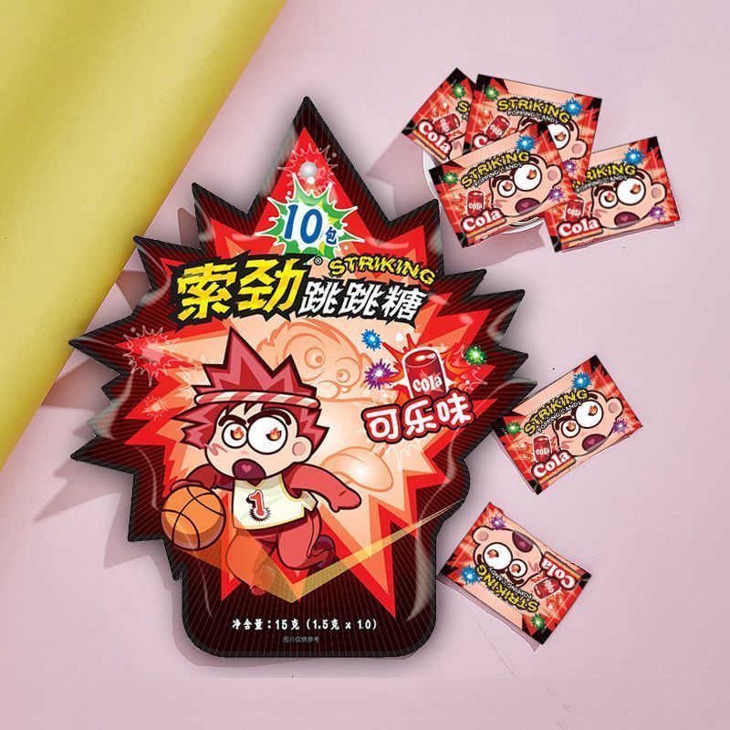 Suojin Popping Kẹo Tuổi Thơ Hoài Cổ Kẹo Nhỏ Tình Yêu Kẹo Dưa Hấu Hương Vị Cola Đồ Ăn Nhẹ Kẹo Cứng 7.