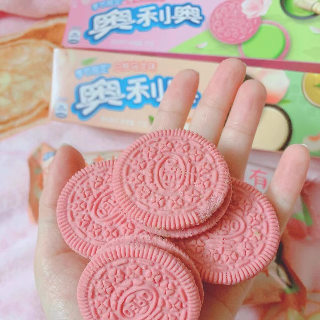 2026 Phong Cách Mới Oreo Hồng Bánh Quy Nướng Bánh Trang Trí Trắng Đào Oolong Hoa Anh Đào Matcha Mùa 