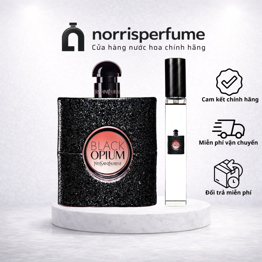 [Chính hãng] Nước Hoa Nữ Chiết 10ml YSL Black Opium EDP Quyến Rũ, Sang Trọng & Gây Nghiện