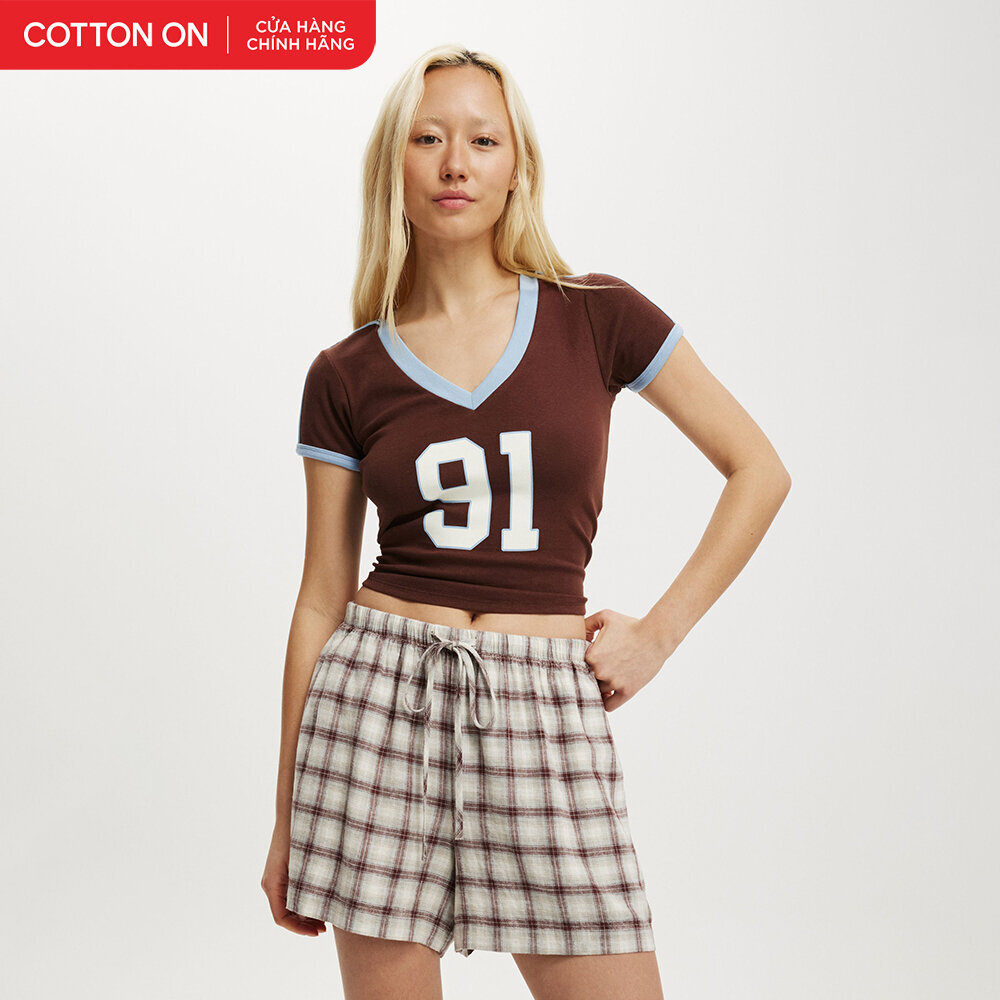 COTTON ON - Quần Vải Ngắn Nữ Haven Short 2060497-13