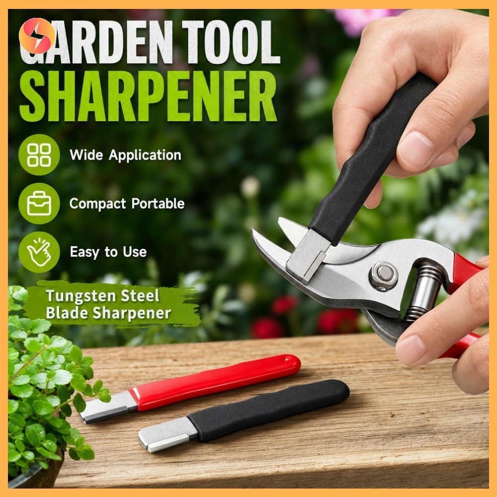 Pocket Garden Tool Sharpener Blade Sharpener Tool Pruner Shear Knife Axe Sharpener Portable Cắm trại