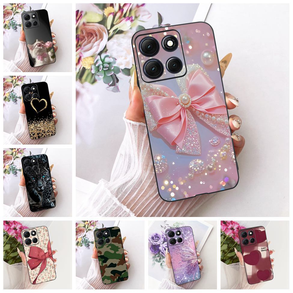Dành Cho Moto G86 Power Case XT2527-7 Hoa Sang Trọng Dễ Thương Sơn Thoáng Mát Vỏ Silicon Mềm Cho Mot