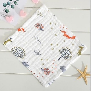 Khăn Sữa Cho Bé - Khăn Mặt Xô 6 Lớp Mềm Mại (30x30cm)