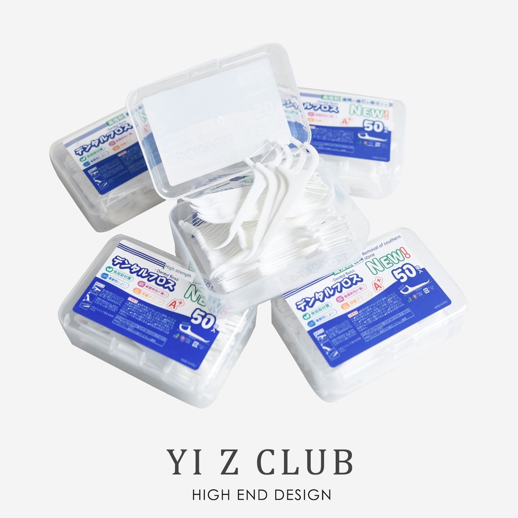 chỉ nha khoa cuộn chỉ nha khoa Yi Z CLUB Làm sạch sâu răng và kẽ răng mịn, độ bền cao, tăm xỉa răng 