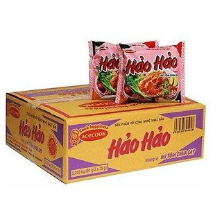 Combo 5 gói Mì tôm Hảo hảo chua cay, xào khô 75g